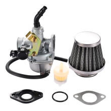 PZ19 Carburetor with Air Filter Cable Choke Replacement For 50cc 70cc 90cc 110cc 125cc ATV Quad Go kart Dirt Bike
