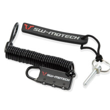 LOCKING PIN AND SAFETY CABLE FOR TANK BAG PRO/EVO SW-MOTECH BLACK