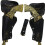Double Holster cowboy with bronze-colored plastic guns 1