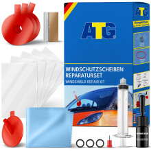Windscreen Repair Kit for Car Glass – Windscreen Chip Repair Kit for Chips & Cracks – Easy DIY Windshield Repair with Resin, Clear & Durable