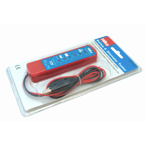 Hilka Tools 83610502 Battery & Alternator Tester, Red 1