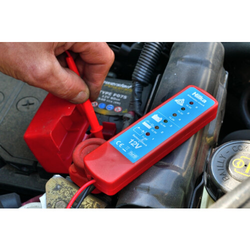 Hilka Tools 83610502 Battery & Alternator Tester, Red 2