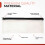 13x5 inch Blue Zip Clear Exam Pencil Case 2