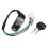 sourcingmap Scooter Security 5 Wires Ignition Switch Lock w 2 Keys Set 1