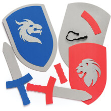 Kids Foam Sword and Shield Kit (Pack of 2)