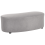 Beliani Ottoman AMAL Fabric Grey 1