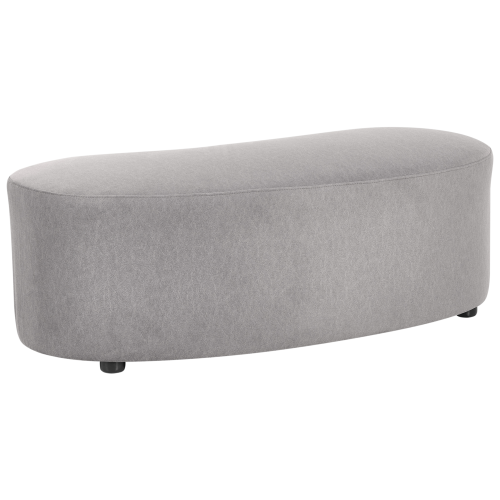Beliani Ottoman AMAL Fabric Grey