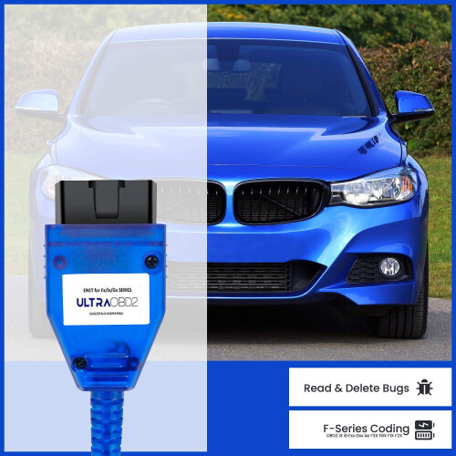 Ethernet OBD OBDii Rj45 ENET OBDII Cable for Interface Coding G F-Series - 2 meters long 2