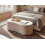 Beliani Ottoman AMAL Fabric Beige 2