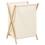 Beliani Laundry Basket CAHUIL Bamboo Light Brown 69 L 1