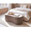 Beliani Ottoman AMAL Fabric Taupe 2