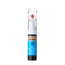 Satin Black Touch Up Paint with 2-in-1 Fine Brush & Precision Nib, 12.5ml – Repair Chips, Scratches & Imperfections on Paintwork | Double Acrylic