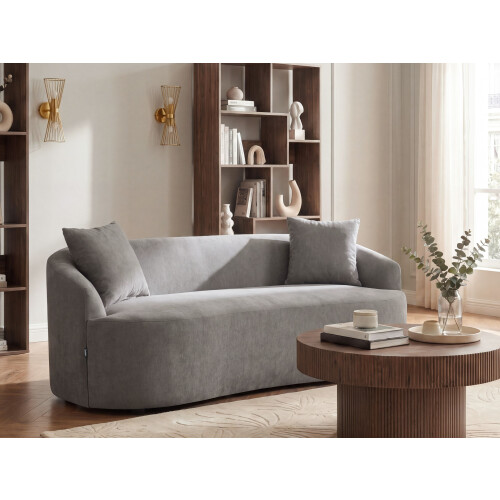 Beliani Sofa AMAL Fabric Grey 1