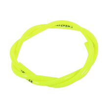 Rubber Fuel Hose, 1M Colorful 4.5mm Gas Fuel Line Hose Tube Pipe Petrol Gas Oil Tube Pipe for Motorcycle Dirt Pit Bike ATV(Yellow)