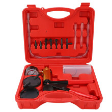 Brake Bleeder Kit,Hand Vacuum Pump Rebuild Kit Hand Held Brake Bleeder Tester Set Bleed Kit Vacuum Pump Fluid Tool with Gauge Adapter for Car