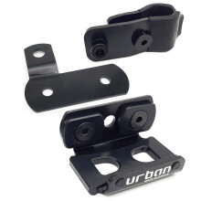 UR402 Transport Bracket for Alarm Disc Lock UR14S and UR10, Anti-Theft Motorcycle Transportation Bracket for Tubes and Screws, Universal