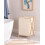 Beliani Laundry Basket CAHUIL Bamboo Light Brown 69 L 2