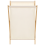 Beliani Laundry Basket CAHUIL Bamboo Light Brown 69 L 4