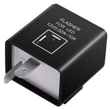 2Pin Flasher Relay 12V Motorcycle Indicators LED Light Flasher for Motorcycle LED Indicators Turn Signal Light
