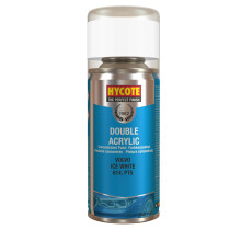 Double Acrylic Aerosol Car Spray Paint, Volvo - Ice White, 150 ml