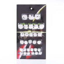 Bolts Toppers Caps, Fydun Motorcycle Screw Caps,30Pcs Motorcycle Screw Cover Motorcycle Motorbike Hex Socket Screw Nut Bolt Cap Cover Decoration