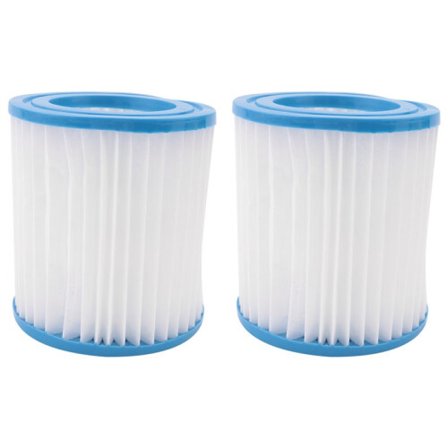 2Pcs Pool Filter Cartridges 89x79x45Mm Replacement Swimming Pool Filter for Pool Filter Pump Cleaner