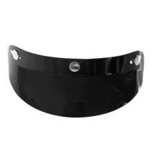 Hot Universal 3 Snap Visor Face Shield Lens For Motorcycle Helmets Open Face Helmet brim Black