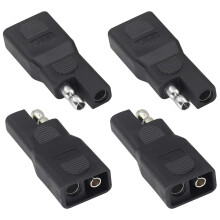 SAE to SAE Polarity Reverse Adapter,2Pin SAE Connector extension,Solar Panel Power SAE Male to female Plug Adapter Connectors,For Quick Disconnect