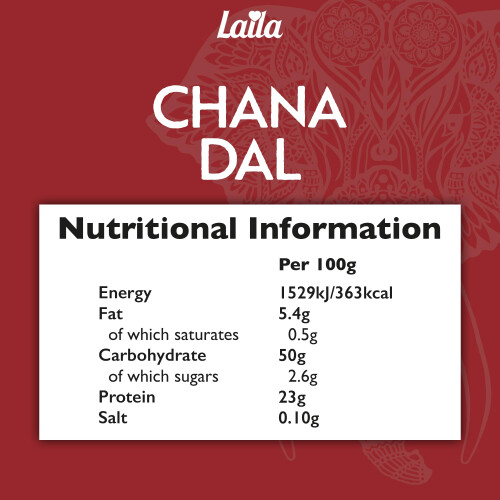 Chana Dal 2Kg, Premium Split Chick Peas, Deliciously Nutty Chickpeas (Split), Protein-Rich Split Chickpeas 2