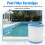 2Pcs Pool Filter Cartridges 89x79x45Mm Replacement Swimming Pool Filter for Pool Filter Pump Cleaner 3