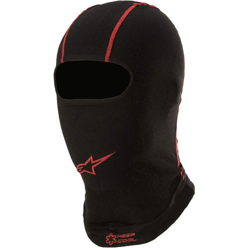 Men's Kx V2 Balaclava, Black red, Standard Size