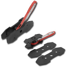 Ratchet Caliper Piston Tool, Ratchet Brake Caliper Piston Tool Spreader Brake Caliper Stamping Tool, Used for Automobile Brake Caliper, Universal Car