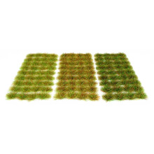 6mm Wild Grass Set Self Adhesive Static Grass Tufts x108 - Warpainter scenics