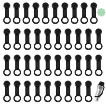 40Pcs Brake Bleeder Caps Universal Brake Bleed Screw Caps Brake Bleed Nipple Caps 8mm Black Rubber Brake Bleed Screw Caps Cover Grease Cover for M8