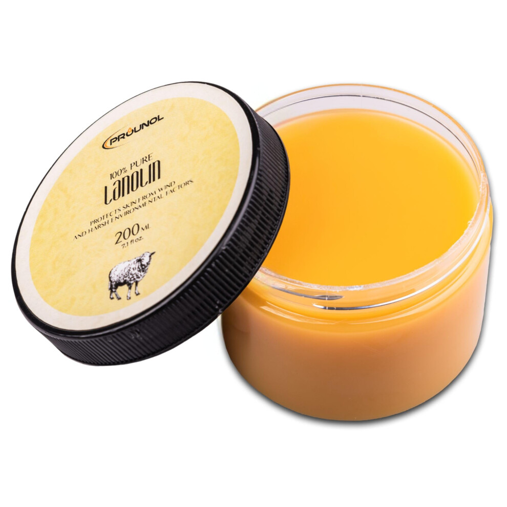 Prounol Lanolin Pure (Lanolin Anhydrous) 200ml - 200 ml (Pack of 1) - Image 2