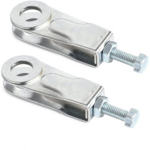 A Pair 15mm Motorcycle Chain Puller Tensioner Adjuster for YBR 125 All Years