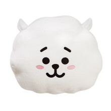 61464 BT21 Official Merchandise, RJ Plush Cushion, White,Medium