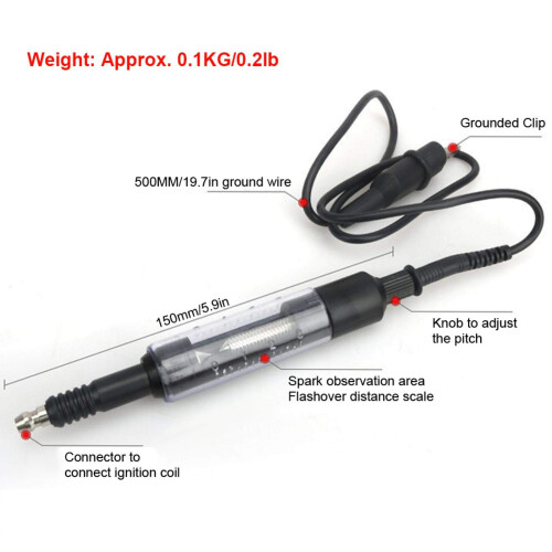 Plug Engine Ignition Tester, Car Plug Tester Ignition System Coil Diagnostic Detector Auto Repair Tool Accessory 2