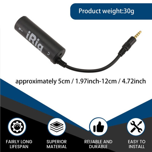 IRig Guitar Interface Converter Replacement Guitar for Phone / for  New 2