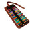 Rustic Elegant Canvas Leather Pencil Case - 48 Slots - Brown/Black 3