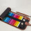 Rustic Elegant Canvas Leather Pencil Case - 48 Slots - Brown/Black 4