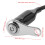 Motorcycle Handlebar Switch 12V Stainless Steel Motorcycle Handlebar Fog Light Switch Button LED Modification Bracket Control Push Button(A switch) 3