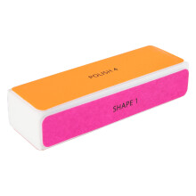 4 Way Nail Buffing Block – Manicure Essential Tool, Adds a Brilliant Shine to Nails. Perfect Stocking Filler. (Assortment: Colour May Vary that