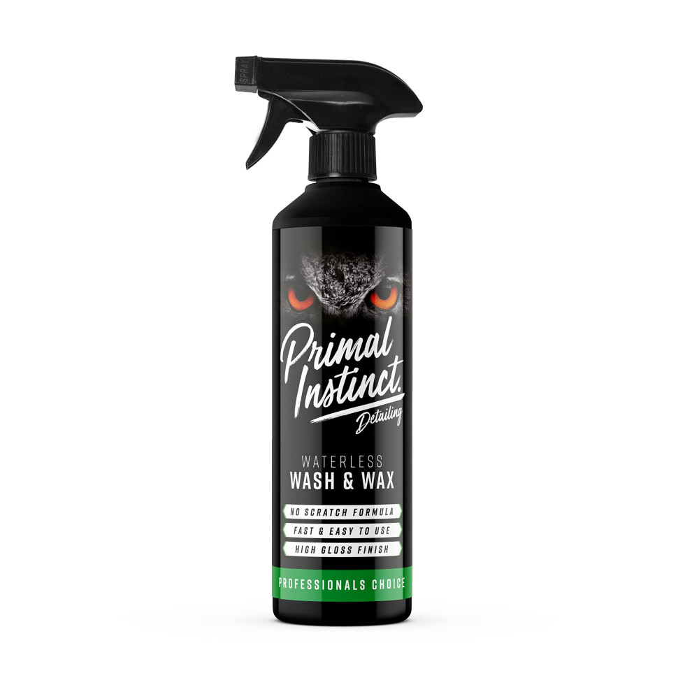 Primal Instinct - Waterless Wash and Wax Car 500 ml (Pack of 1), Clear - Image 3