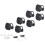 LOCKS FOR TRAX ION/EVO/ADV 7 PCS WITH 2 KEYS 1