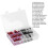 223Pcs Universal Motorcycle Fairing Bolt Kit, Screws, Washers, Nuts, Clips, Wrenches (Red) 2