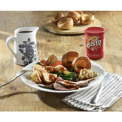 Bisto Gravy Granules, Great with Beef, 190 g Drum (Pack of 1) 2