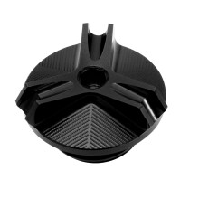 Engine Oil Drain Plug Sump Nut Cup Plug Cover Compatible with Kawasaki Z900/Z400/Z650/Z900/Z1000 M20x2.5 CNC Aluminum Alloy Motorcycle Parts Black