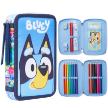 Filled Pencil Case with Stationery for Kids, School Supplies Colouring Pencils, Notepad - Gifts for Kids