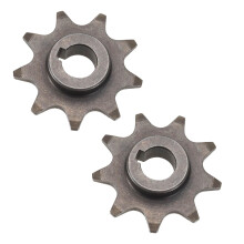 2pcs 9 Tooth Sprocket Bicycle Chain Gear Pinion Sprocket Electric Scooter Motor Sprocket Motor Synchronous Sprocket for 1016Z2 Z3 Geared Motors